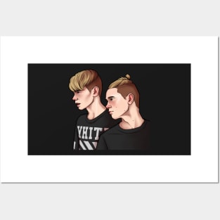 Marcus and martinus pose Posters and Art